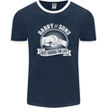 Daddy & Sons Best Friends for Life Mens Ringer T-Shirt FotL Navy Blue/White