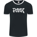 Punk As Worn By Mens Ringer T-Shirt FotL Black/White