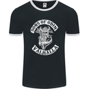 Son of Odin Valhalla Viking Norse Mythology Mens Ringer T-Shirt FotL Black/White
