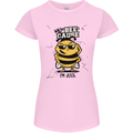 Why? Bee-Cause I'm Cool Funny Bee Womens Petite Cut T-Shirt Light Pink