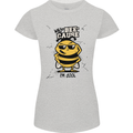 Why? Bee-Cause I'm Cool Funny Bee Womens Petite Cut T-Shirt Sports Grey