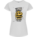 Why? Bee-Cause I'm Cool Funny Bee Womens Petite Cut T-Shirt White