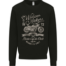 Widowmakers Motorcycle Motorbike Biker Mens Sweatshirt Jumper Black