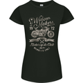 Widowmakers Motorcycle Motorbike Biker Womens Petite Cut T-Shirt Black