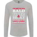 Wife & Kids Bald Tired & Broke Father's Day Mens Long Sleeve T-Shirt Sports Grey