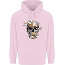Wildlife Spring Skull Childrens Kids Hoodie Light Pink