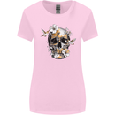 Wildlife Spring Skull Womens Wider Cut T-Shirt Light Pink