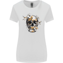 Wildlife Spring Skull Womens Wider Cut T-Shirt White