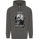With Great Beard Comes Great Responsibility Childrens Kids Hoodie Storm Grey