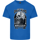 With Great Beard Comes Great Responsibility Kids T-Shirt Childrens Royal Blue