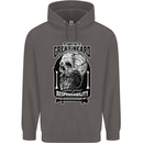 With Great Beard Comes Great Responsibility Mens 80% Cotton Hoodie Charcoal