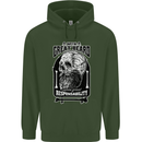 With Great Beard Comes Great Responsibility Mens 80% Cotton Hoodie Forest Green