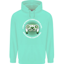 Without Video Games Funny Gaming Gamer Childrens Kids Hoodie Peppermint