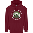 Without Video Games Funny Gaming Gamer Mens 80% Cotton Hoodie Maroon