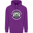 Without Video Games Funny Gaming Gamer Mens 80% Cotton Hoodie Purple