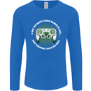 Without Video Games Funny Gaming Gamer Mens Long Sleeve T-Shirt Royal Blue