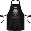Work Hard Train Harder Training Top Workout Cotton Apron 100% Organic Black