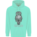 Work Hard Train Harder Training Top Workout Mens 80% Cotton Hoodie Peppermint