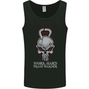 Work Hard Train Harder Training Top Workout Mens Vest Tank Top Black