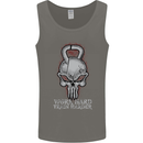 Work Hard Train Harder Training Top Workout Mens Vest Tank Top Charcoal