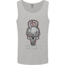 Work Hard Train Harder Training Top Workout Mens Vest Tank Top Sports Grey