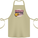 World's Okayest Guitar Player Funny Cotton Apron 100% Organic Khaki