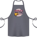 World's Okayest Guitar Player Funny Cotton Apron 100% Organic Steel