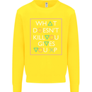 XP Gamer Gaming Arcade Games RPG Kids Sweatshirt Jumper Yellow