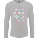 XP Gamer Gaming Arcade Games RPG Mens Long Sleeve T-Shirt Sports Grey