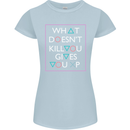 XP Gamer Gaming Arcade Games RPG Womens Petite Cut T-Shirt Light Blue