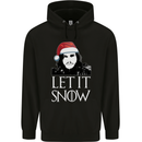 Xmas Let it Snow Funny Christmas Childrens Kids Hoodie Black