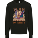Yeah We Like to Party Role Playing Game RPG Kids Sweatshirt Jumper Black