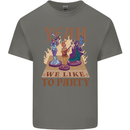 Yeah We Like to Party Role Playing Game RPG Kids T-Shirt Childrens Charcoal