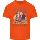 Yeah We Like to Party Role Playing Game RPG Kids T-Shirt Childrens Orange