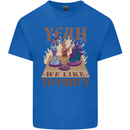 Yeah We Like to Party Role Playing Game RPG Kids T-Shirt Childrens Royal Blue