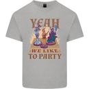 Yeah We Like to Party Role Playing Game RPG Kids T-Shirt Childrens Sports Grey