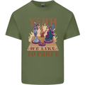 Yeah We Like to Party Role Playing Game RPG Mens Cotton T-Shirt Tee Top Military Green