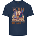 Yeah We Like to Party Role Playing Game RPG Mens Cotton T-Shirt Tee Top Navy Blue