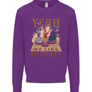 Yeah We Like to Party Role Playing Game RPG Mens Sweatshirt Jumper Purple