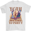 Yeah We Like to Party Role Playing Game RPG Mens T-Shirt Cotton Gildan White