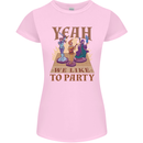 Yeah We Like to Party Role Playing Game RPG Womens Petite Cut T-Shirt Light Pink