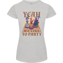 Yeah We Like to Party Role Playing Game RPG Womens Petite Cut T-Shirt Sports Grey