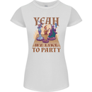 Yeah We Like to Party Role Playing Game RPG Womens Petite Cut T-Shirt White