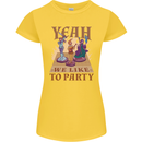 Yeah We Like to Party Role Playing Game RPG Womens Petite Cut T-Shirt Yellow