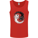 Yin Yang Axoloti Mens Vest Tank Top Red