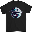Yin Yang Glitch Yoga Meditation SCI-FI MMA Mens T-Shirt Cotton Gildan Black
