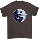 Yin Yang Glitch Yoga Meditation SCI-FI MMA Mens T-Shirt Cotton Gildan Dark Chocolate
