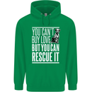 You Can't Buy Love Funny Resue Dog Puppy Childrens Kids Hoodie Irish Green