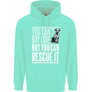 You Can't Buy Love Funny Resue Dog Puppy Childrens Kids Hoodie Peppermint