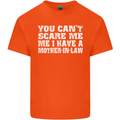 You Can't Scare Me Mother in Law Mens Cotton T-Shirt Tee Top Orange